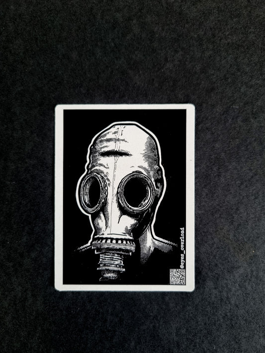 Gas Mask Sticker
