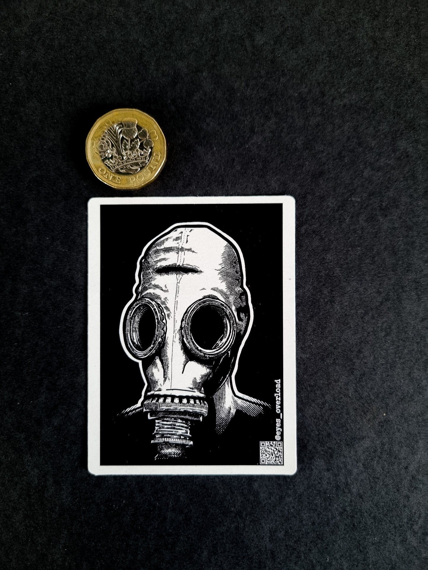Gas Mask Sticker